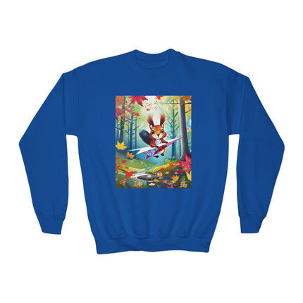 Acorn Aviator Youth Crewneck Sweatshirt