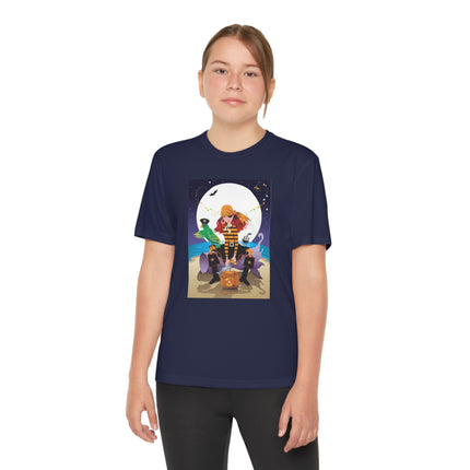 Moonlit Pirate Halloween Youth Competitor Tee