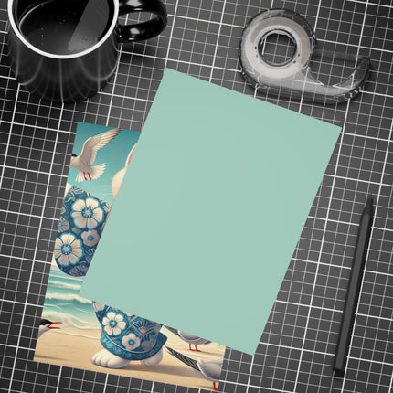 Geisha Kitten by the Seaside Postcard Bundles (envelopes included) - Bundles of 10, 30, 50 Pieces
