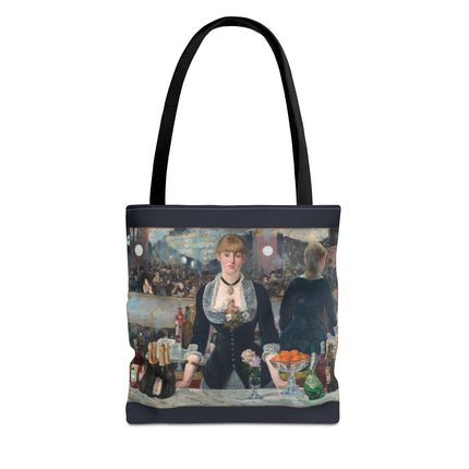 A Bar at the Folies-Bergère by Edouard Manet Tote Bag (AOP)