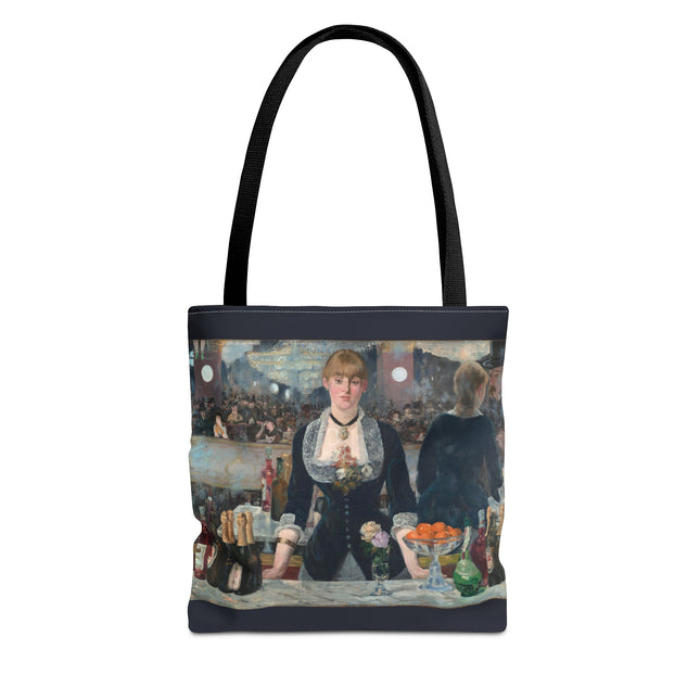 A Bar at the Folies-Bergère by Edouard Manet Tote Bag (AOP)