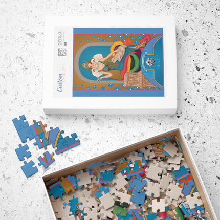 April & Diamond (from the Gem Series) by Sofia Chiostri Puzzle (110, 252, 500, 1014-piece)