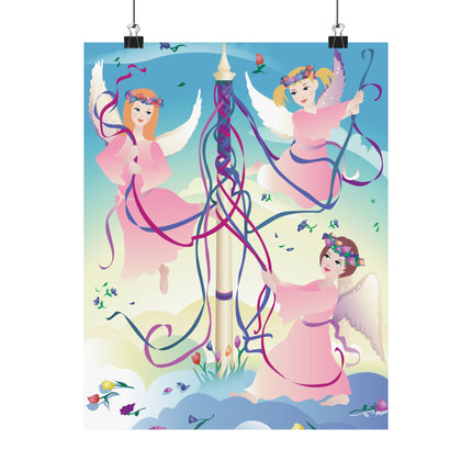 Angelic Revelry Premium Matte Vertical Posters