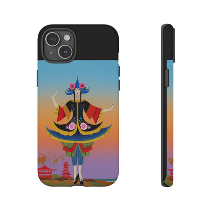 Colorful Dancer Phone Case – Vibrant Grace & Cultural Elegance