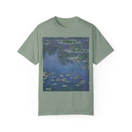 Water Lilies by Claude Monet Unisex Garment-Dyed T-shirt