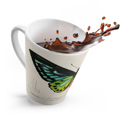 Green Birdwing by Charles Dessalines D' Orbigny Latte Mug