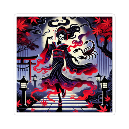 Halloween Sorceress Kiss-Cut Stickers (4 Sizes)