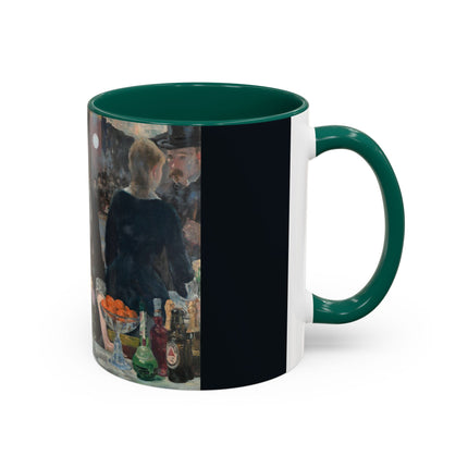 A Bar at the Folies-Bergère by Edouard Manet Colorful Mugs (11oz, 15oz)
