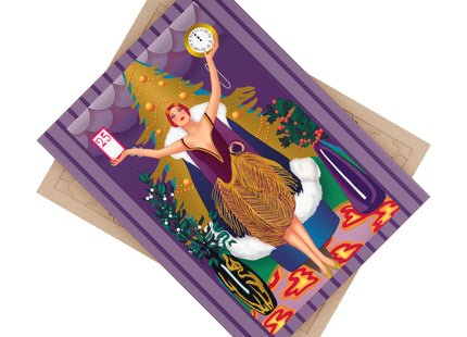Countdown to Christmas Elegance Ceramic Tile