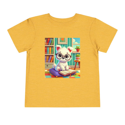 Little Scholar Pup Toddler Short Sleeve Tee