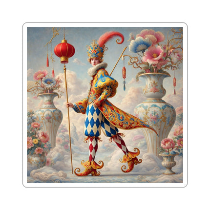The Ornamental Jester Kiss-Cut Stickers (4 Stickers)