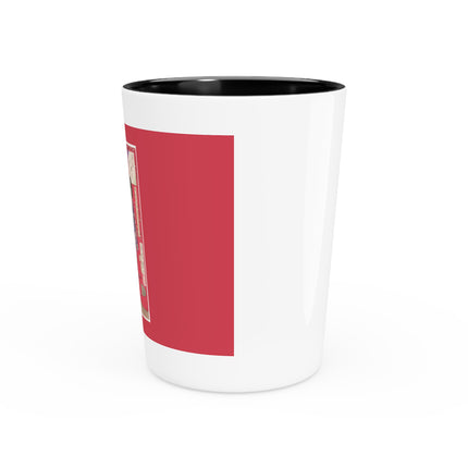 Wood for the Plum Tree by Tsukioka Yoshitoshi Ceramic Shot Glass