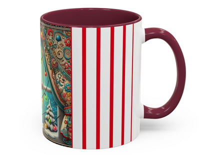 Mischief in Tinselland Colorful Mugs (11oz, 15oz)