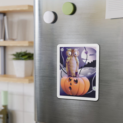 The Startled Pumpkin Die-Cut Magnets (5 Sizes)