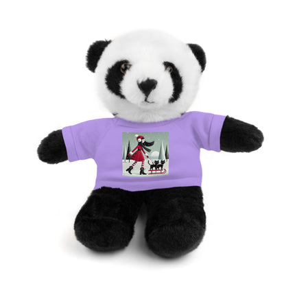 Red Sled & Curious Cats Stuffed Animals with Tee