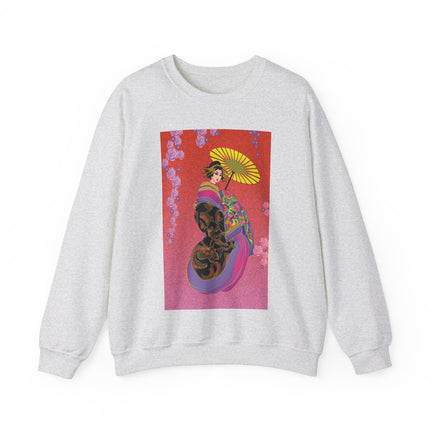 Enchanting Geisha Heavy Blend™ Crewneck Sweatshirt