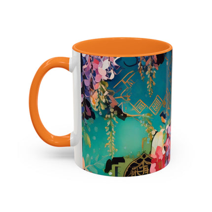 Golden Wisteria Symphony Colorful Mugs (11oz, 15oz)