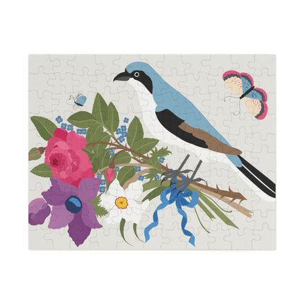 Bluebird & Butterfly Jigsaw Puzzle with Tin