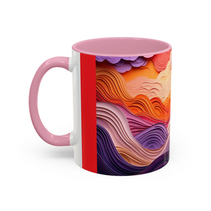 Dramatic Sunset Sky Colorful Mugs (11oz, 15oz)