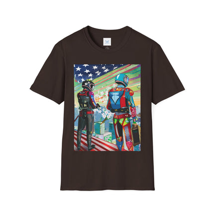 NSA Cyber Punk Computer Hacking Team Softstyle T-Shirt