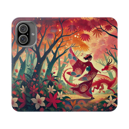 The Dragon Fairy’s Dance Flip Case – Enchanted Grace & Spring Magic