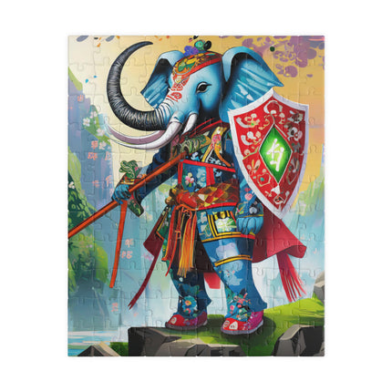 Cyberpunk Elephant Puzzle (110, 252, 520, 1014-piece)
