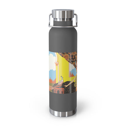 Glimpses of Opulence by Ezio Anichini Copper Vacuum Insulated Bottle, 22oz