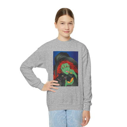 Mirror, Mirror A Witch's Touch Youth Crewneck Sweatshirt