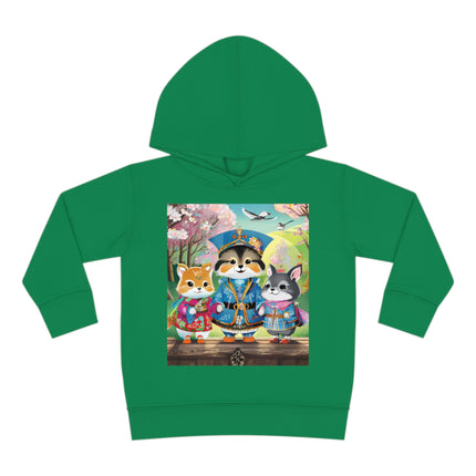 Fluffy Explorers Toddler Pullover Fleece Hoodie