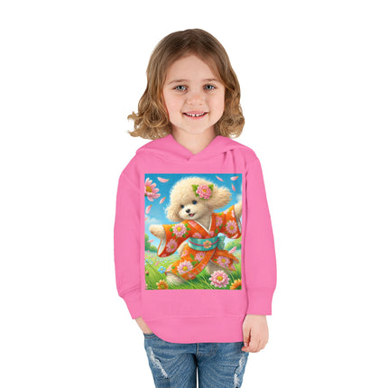 Chrysanthemum Meadow Play Toddler Pullover Fleece Hoodie