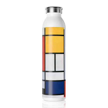 Composition with Red, Yellow, Blue, and Black by Piet Mondrian Vagabond Slim Water Bottle