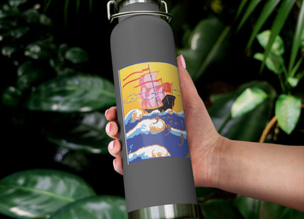 Golden Seas and Whimsical Dreams Copper Vacuum Insulated Bottle, 22oz