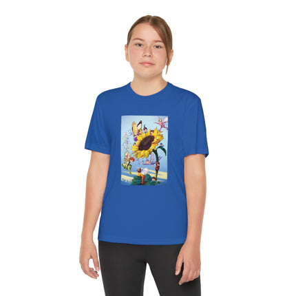 Sunflower Fairies by Margaret Tarrant Youth Competitor Tee – Golden Garden Magic & Storybook Wonder