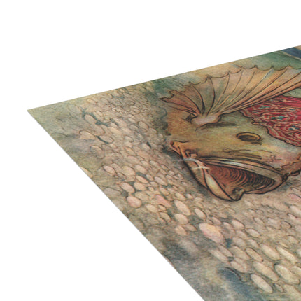 Rita Rides on the Dolphin by Warwick Goble Postcards (envelopes included) - Bundles of 10, 30, 50 Pieces