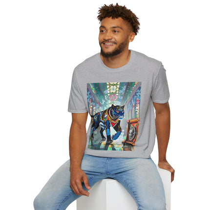 Cyber Panther's Hunt Softstyle T-Shirt