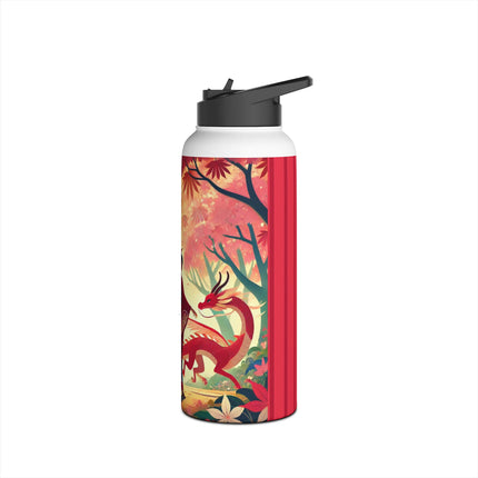 The Dragon Fairy’s Dance Stainless Steel Water Bottle, Standard Lid