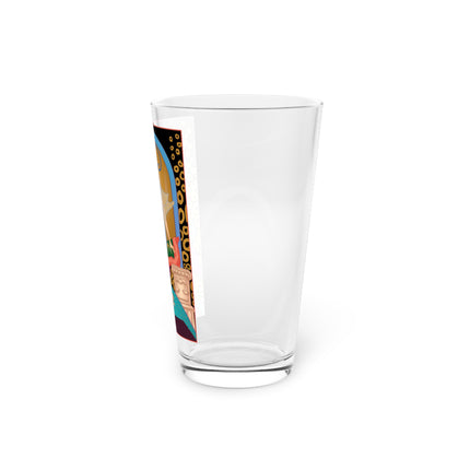 September & Sapphire Zodiac Pint Glass