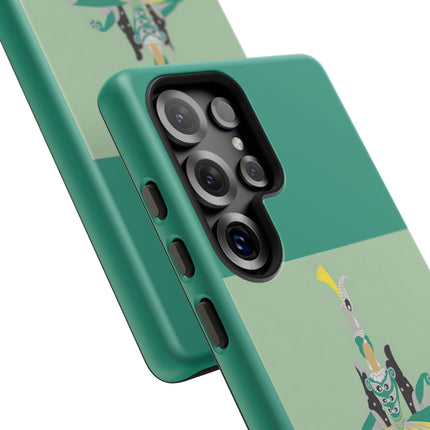 Peacock Dancer Phone Case – Opulent Glamour & Theatrical Elegance