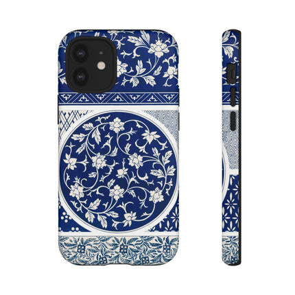 Blue Flower Pattern by Owen Jones Phone Cases