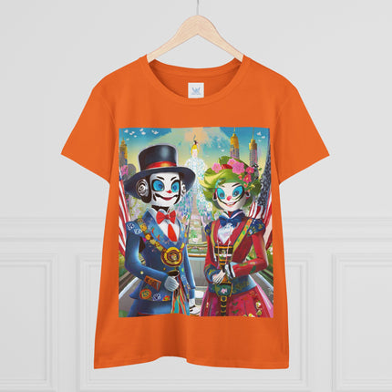 Cyber Punk Robots Cotton Tee