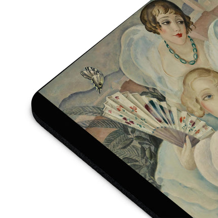 Les Femmes Fatales by Gerda Wegener Mouse Pad, Round and Rectangle