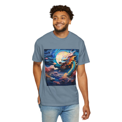 A Dragon's Ascent Unisex Garment-Dyed T-shirt