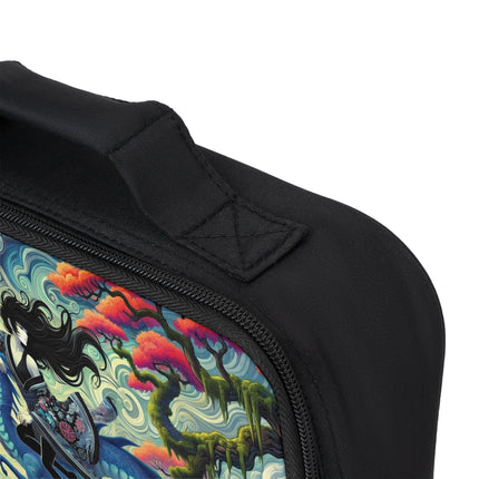 Mystic Guardian of the Sky Lunch Bag – Warrior Fairy & Turquoise Dragon