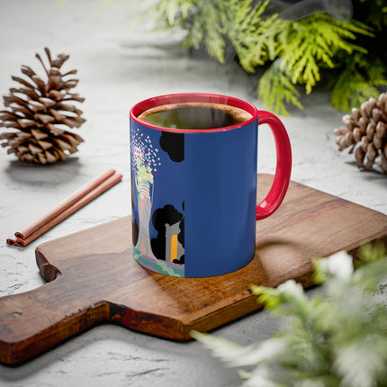 Butterfly Enchantress Colorful Mugs – Ethereal Art Deco Magic & Transformation
