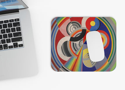 Rythme No. 1 by Robert Delaunay Mouse Pad, Rectangle