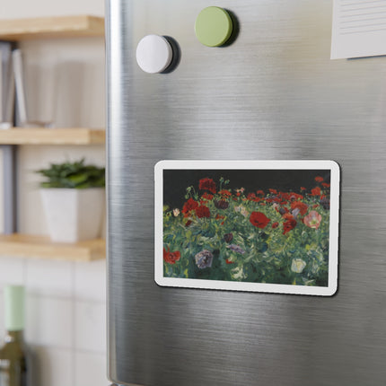 Poppies (A Study of Poppies for Carnation, Lily, Lily, Rose) by John Singer Sargent Die-Cut Magnets (5 Sizes)
