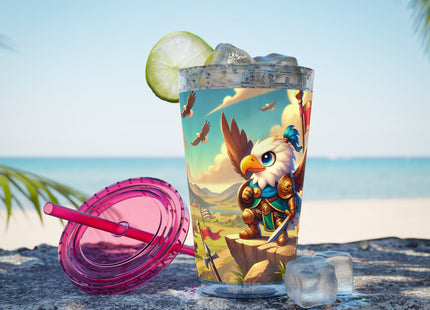 Watchful Guardian Sunsplash Tumbler with Straw, 16oz