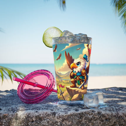 Watchful Guardian Sunsplash Tumbler with Straw, 16oz