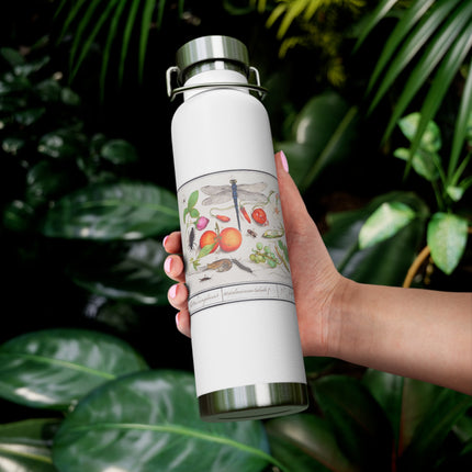 Natural History Ensemble, No. 7 by Anselmus Boëtius de Boodt Copper Vacuum Insulated Bottle, 22oz