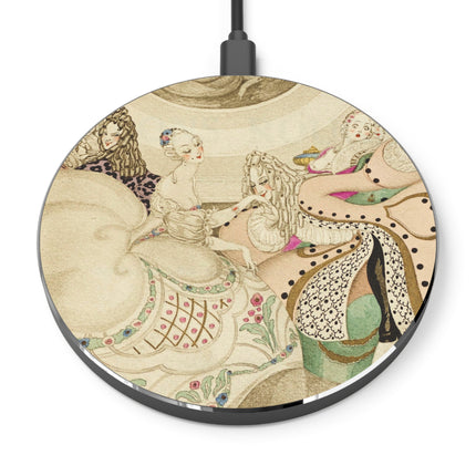 Sur talons rouges (On Red Heels) pl 01 by Gerda Wegener Wireless Charger